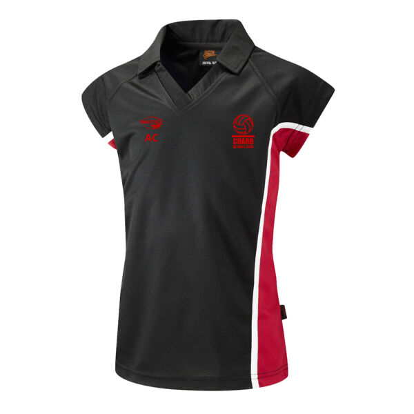 Chard Netball Polo Playing Top JUNIOR Thumbnail